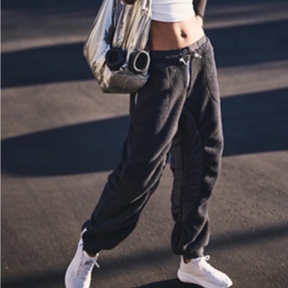 FP Movement by Free People Black Track Joggers